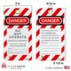 thumbnail image 2 of Etiquetas de bloqueo TRADESAFE 30 Danger Do Not Operation, 2 of 9
