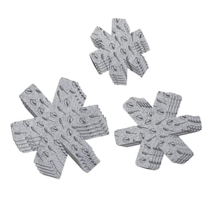 Magideal - 15 Protectores Para Sartenes, 3 Tamaños, Almohadillas Protectoras Para Sartenes, Almohadillas Separadoras Para Proteger Y Apilar Sus Utensilios De