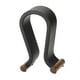 thumbnail image 1 of Soporte Para Auriculares De Escritorio Organizador Antideslizante De Cuero PU Soporte Universal Para Auriculares Negro, 1 of 3