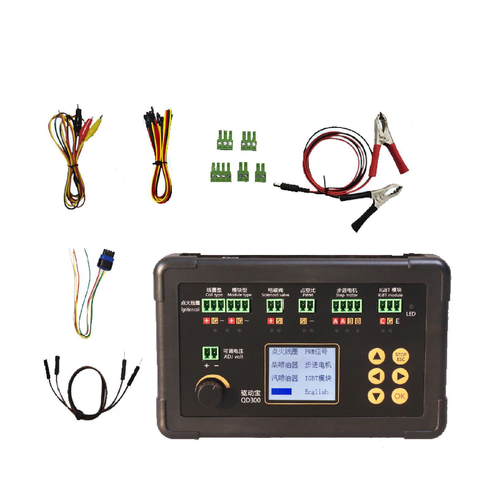 Magideal - Probador De Fallas Del Actuador Probador De Válvula Solenoide Accesorios De Automóvil Comprobación Del Motor Bobina De Encendido Del Automóvil Dete