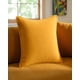 thumbnail image 3 of Set De 4 Fundas De Cojin Lisa Con Borde 45x45 Amarillo, 3 of 4