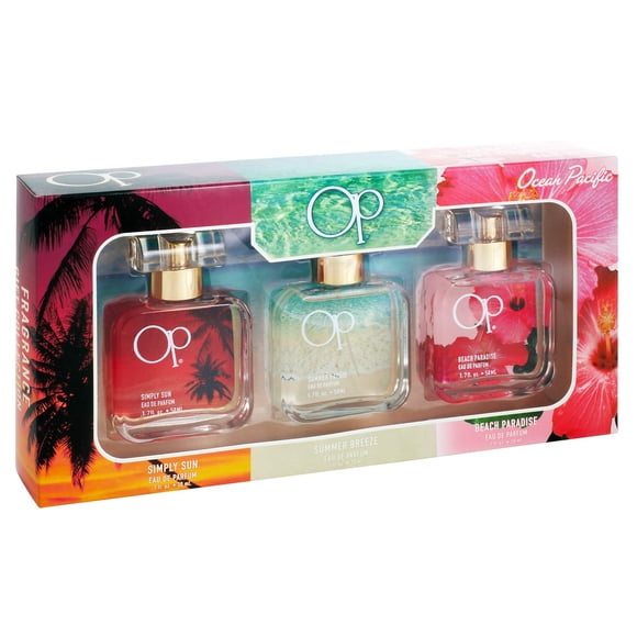 Fragrance Gift Collection Ocean Pacific para mujer, 3 piezas