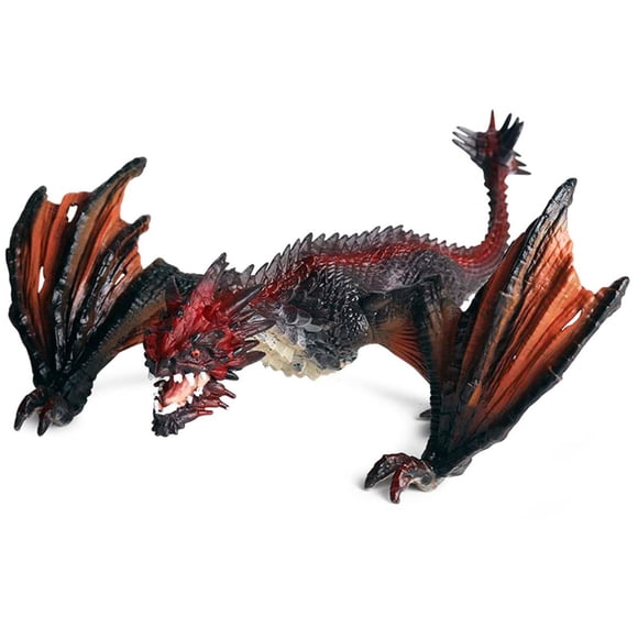 Figura de juguete con forma de dragón Liberty Imports, realista, plástico, 20 cm