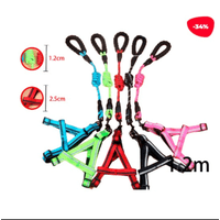 Genérico - Correa Para Mascota Con Reflector 1.2M / 1.2Cm 2.5Cm-