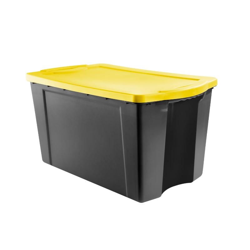 Wenco - Caja Organizadora Fullbox 120 Litros Negro/Amarilla