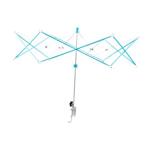 Magideal - Paraguas Enrollador De Hilo Rápido, Soporte Para Hilo De Tejer, Práctico Soporte Para Bobinado, Máquina Herramienta Para Tejer, Costura De Cumpleaños Azul