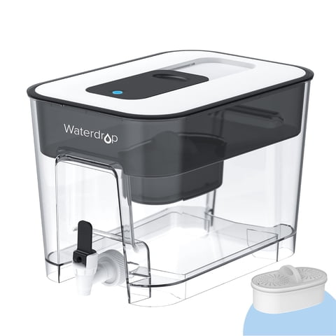 Dispensador De Filtro De Agua Waterdrop, 40 Tazas, 750 Ml, Con 1 Filtro