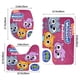 thumbnail image 3 of Juego de Alfombras de Baño Desmarcar Terciopelo Coral 3 Piezas, 3 of 6