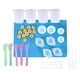 thumbnail image 4 of Juego De Tazas Medidoras Reutilizables Juego De Herramientas De Pegamento De Alfombrilla De Silicona Cuchara Pintura 36 Piezas, 4 of 5
