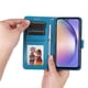 thumbnail image 5 of Funda tipo cartera FOXDOCK para Samsung Galaxy M54 5G , diseño girasol en relieve, cuero PU, cierre magnético, soporte y tarjetero, 5 of 5