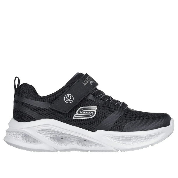 ZAPATILLAS URBANAS SKECHERS METEOR LIGHTS INFANTIL | 401675L-BKGY - Talla 27