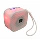 thumbnail image 4 of PARLANTE PORTATIL MINI FLAMING CUBE BT TWS FM USB 5W BLANCO 09675, 4 of 8