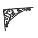 thumbnail image 4 of Soporte de estante, soporte de pared, soporte de ángulo, soporte de estante, fijación de pared con diseño nostálgico para una encantadora decoración d Negro, 4 of 5