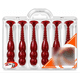 thumbnail image 1 of Pack 6 Señuelos Reins Fat Rockvibe Shad 4" Color Rojo Fresa – Vinilo, 1 of 2