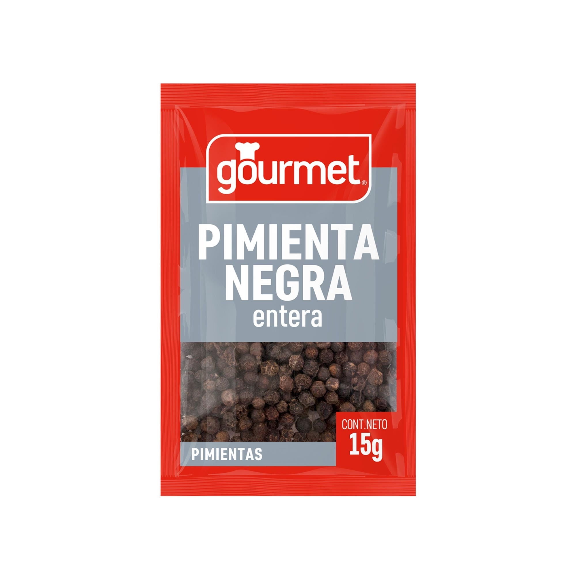 Pimienta Negra Entera Bolsa 15 g Gourmet