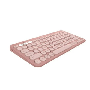 Teclado Logitech Pebble Keys 2 K380S Bluetooth Rosa