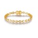 thumbnail image 1 of Pulsera de Moissanita de 4 X 6 Mm Corte Pera Color D Claridad VVS1 Pulseras de Tenis Doradas para Mujer Engaste de Bisel Cadena de Pulsera de Plata Esterlina 925 con Diamantes 6.5-8 Pulgadas, 1 of 8