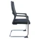 thumbnail image 2 of Silla de Visita Oficina Negra de Malla Ergonómica con Brazos y Base Cromada, 2 of 2