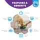 thumbnail image 2 of Juego interactivo de rompecabezas para perros y alimentador lento Outward Hound, 2 of 7