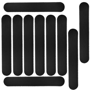 Ioensy - 10 Piezas Sombrero Forro Para El Sudor Sombreros Relleno Reductor De Tamaño * Bandas Para El Sudor Para Sombrero Hombres Negro