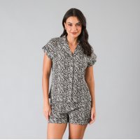 Set Top Camisero + Short Flores Mujer 33845-2