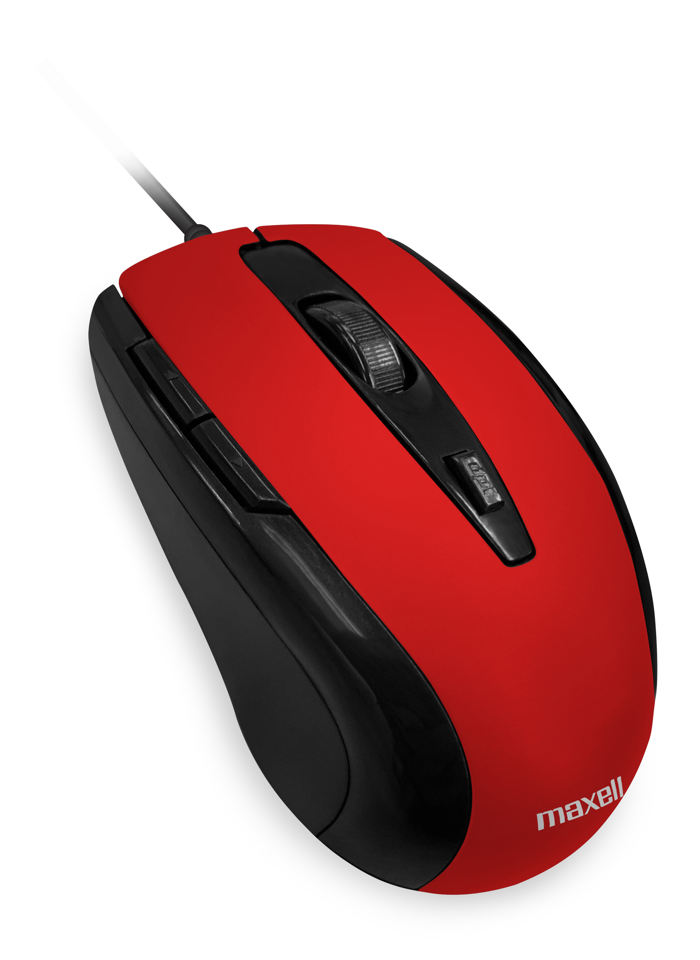 Mouse Óptico Maxell 5 Botones Mowr-105 Rojo