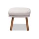 thumbnail image 4 of Otomano Baxton Studio Lovise de mediados de siglo, moderno, beige grisáceo, 4 of 7