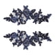 thumbnail image 1 of 2 Uds Apliques De Encaje Decoración Adornos De Encaje Para Coser Decoración Vestido De Noche Azul Oscuro, 1 of 5