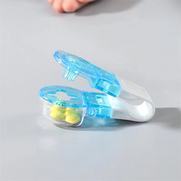 1PCS Portable Pill Taker Medicine Storage Box Anti Pollution Pill Tablet Crusher for Personal Health Care