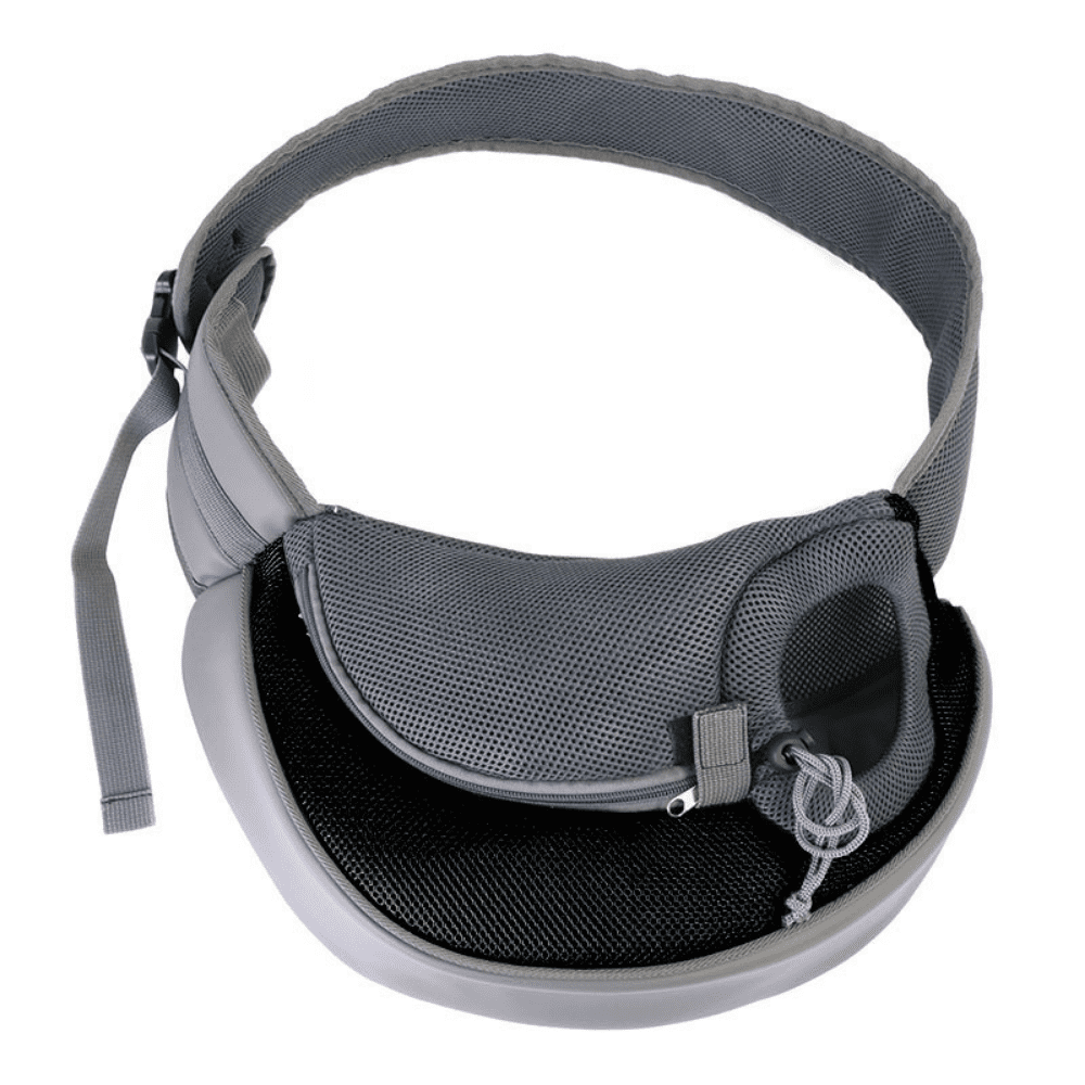 Crusec - Banano Transporte De Mascotas Bolso De Viaje Transpirable - Gris