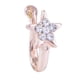 thumbnail image 3 of Brillo Clip-On Pinza De Anillo De Nariz Falsa No Perforante Colgador De Cristal Joyas De Aro Estrella De Oro Rosa, 3 of 5