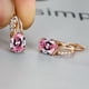 thumbnail image 1 of Simple Fashion Oval Cut Marble Marble Zircon Earrings Vintage Zircon Earrings Bridesmaid Wedding Jewelry Gift, 1 of 3