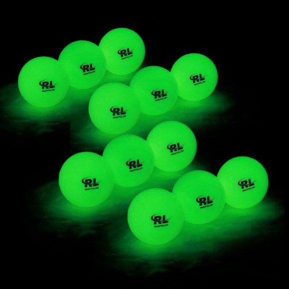 Pelotas de Golf R&L Luminosas Recargables Paquete de 12
