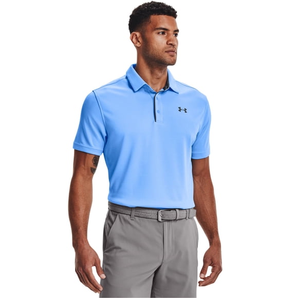 Polo de golf Under Armour Tech para hombre Carolina Blue
