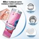 thumbnail image 5 of Shimmer y Shine Vaso aislado de acero inoxidable con asa, diseño temático, regalo para familia, amigos y fans; incluye pajita y encaja en el portavasos estándar, 40 oz, 5 of 6