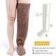 thumbnail image 5 of Calcetines Snuggs Acogedo, pantuflas Snugglepaws para mujer, calcetines calientes por encima de la rodilla, calcetines altos por encima de la rodilla, pantuflas de felpa. (Gris oscuro), 5 of 7