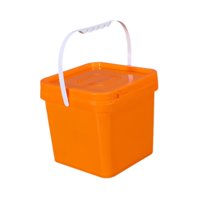 Bothyi - Cubo Cuadrado Resistente Para Lavado De Coches, Limpieza Del Hogar, 5 L, 20 X 20 X 18,6 Cm