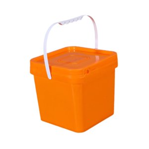 Bothyi - Cubo Cuadrado Resistente Para Lavado De Coches, Limpieza Del Hogar, 5 L, 20 X 20 X 18,6 Cm