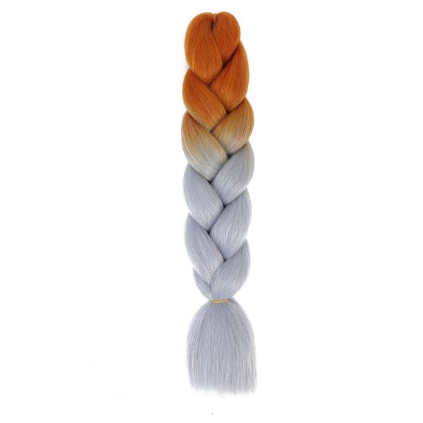 Xiao Hua Extensiones de cabello trenzado de ganchillo, 3 piezas, 23.6 pulgadas de largo, resistentes al calor, trenzadas de ganchillo, preestiradas, sin nudos, para peinado DIY, B169