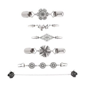 Ioensy - 6 Broches Para Chal De Suéter De Moda Para Mujeres Que Usan Chaquetas De Bufanda