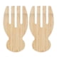 thumbnail image 1 of Pinzas Para Ensalada De Cocina De Madera, Manos De Bambú Para Ensalada, Juego Multifuncional De 7 Pulgadas, 2 Uds., 1 of 3