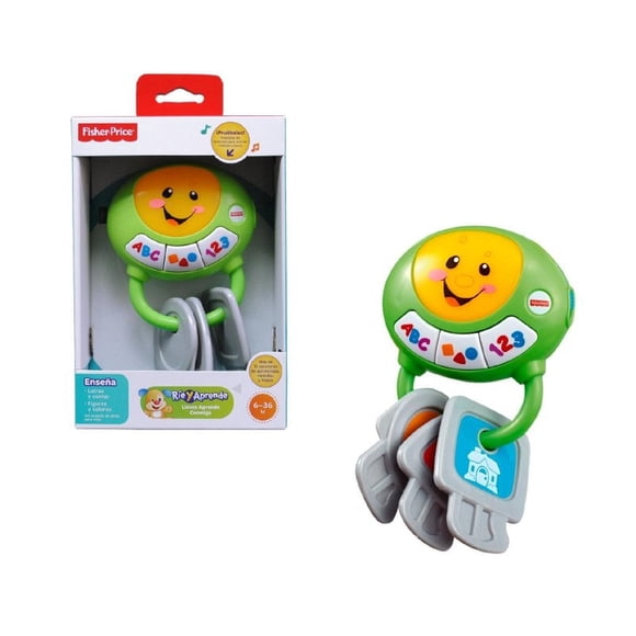 Juguetes para Bebés Fisher-Price Ríe y Aprende Llaves Aprende Conmigo Bebés 6 M+