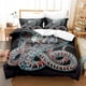 thumbnail image 1 of skeleton Yinuoda Snake Flower Bedding Set Bed Set Aldult Kid Bedroom Duvetcover SetsBed, 1 of 5