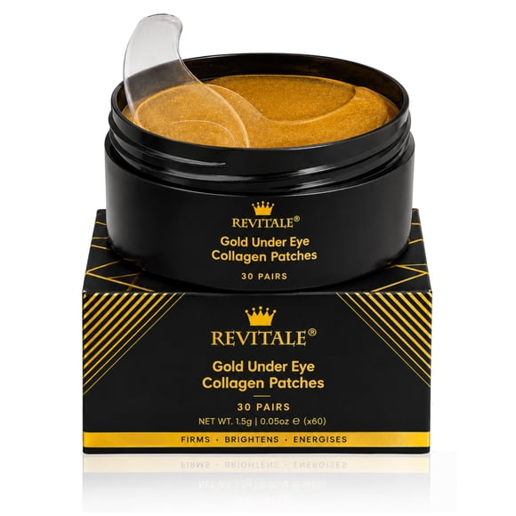 Parche para ojos REVITALE 30 pares de colágeno con oro 24k