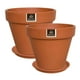 thumbnail image 1 of Set de 2 Maceta Kony 30cm Terracota y sus platos, 1 of 3