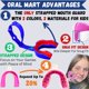 thumbnail image 2 of Protector Bucal Juvenil con Correa Oral Mart Azul/Rojo, 2 of 8