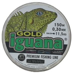 Balsax - Nylon Iguana Gold 0,30Mm 150Mtros 11,5Kg Jandar Gold Sinking