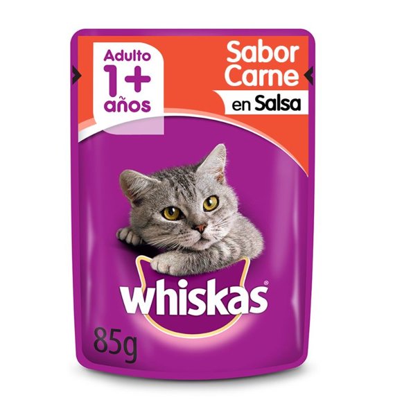 Alimento Húmedo Gato Adulto Sabor Carne Pouch, 85 g