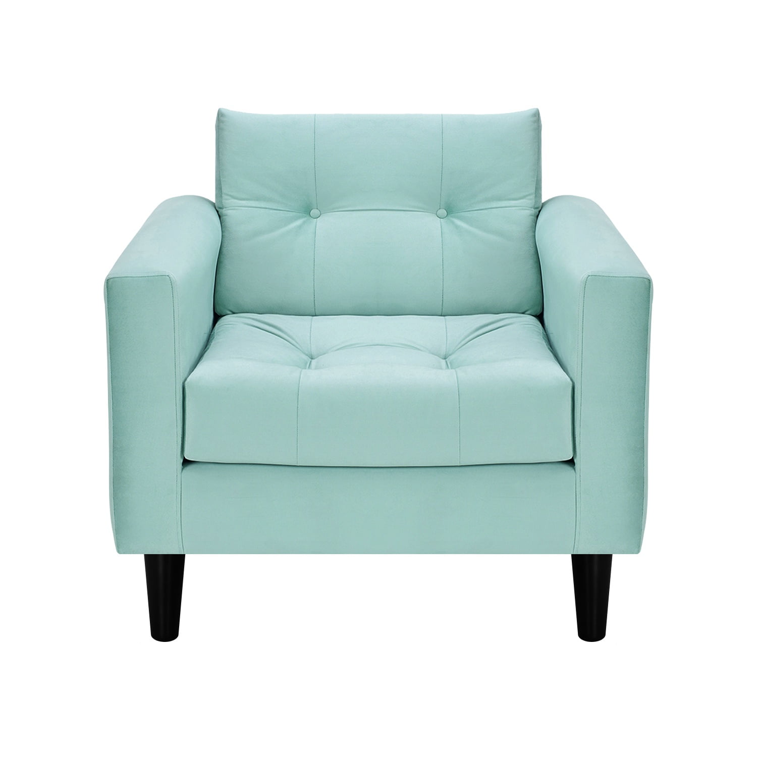 Bodevir - Sofa Retro 1c Felpa 00 Verde Agua