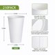 thumbnail image 2 of Taza de café de papel desechable LITOPAK 16 oz (473 ml) x210 blanca, 2 of 7